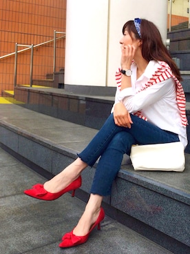 「Daniel Wellington」｜happyriinさん（レディース・160cm）の春コーディネート