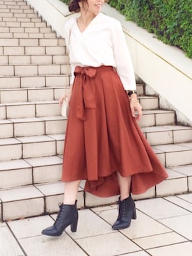 happyriinさん(レディース・160cm)の秋コーディネート