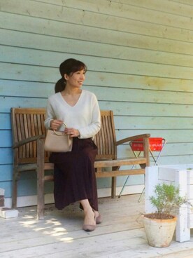 「撮影」｜「アイテム（その他）」を使った、happyriinさん（レディース・160cm）の秋コーディネート