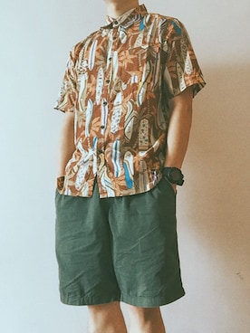 「Subcrew（サブクルー）のアイテム」を使った、RexWooさん（メンズ・175cm）の春コーディネート