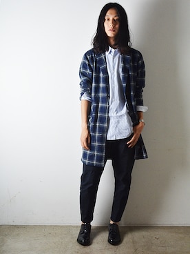 「ロングガウン」｜TK networkさん（メンズ・183cm）の夏コーディネート