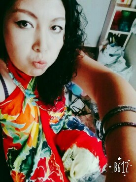 「Re Youth（リユース）のアイテム」を使った、トミーさん（レディース・162cm）の夏コーディネート