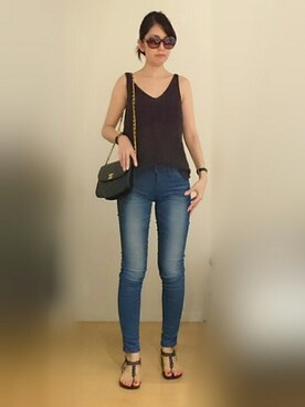 TKさん(レディース・160cm)の夏コーディネート