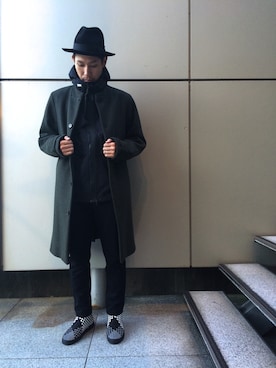 「HOPE（ホープ）のアイテム」を使った、shouhei@class.さん（メンズ・175cm）の冬コーディネート