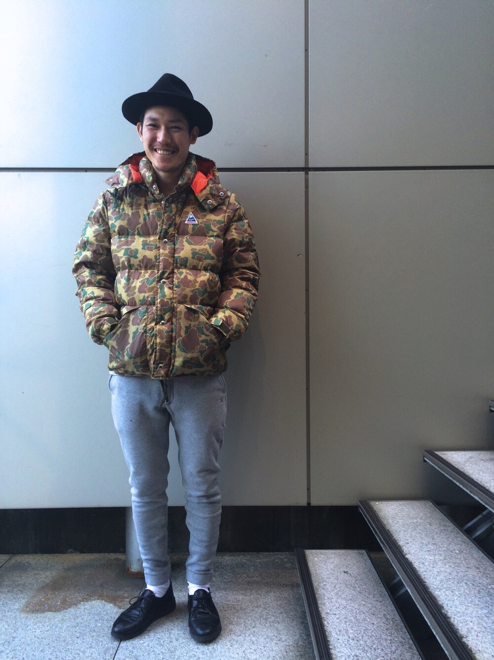 「カモフラージュ、柄物」｜「Cape HEIGHTSのアイテム（ダウンジャケット/コート、その他）」を使った、shouhei@class.さん（メンズ・175cm）の冬コーディネートの1枚目の写真