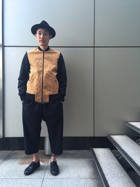 「Johnbull Private labo（ジョンブルプライベートラボ）のアイテム（スラックス）」を使った、shouhei@class.さん（メンズ・175cm）の冬コーディネート