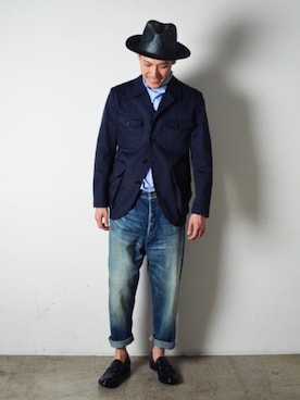 「アイテム（テーラードジャケット）」を使った、shouhei@class.さん（メンズ・175cm）の冬コーディネート