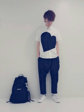 こんぺいとうさん（メンズ・172cm）の夏コーディネート