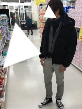 「UNKNOWN.（アンノウン）のアイテム（ダウンジャケット/コート）」を使った、JAY8さん（メンズ・175cm）の冬コーディネート
