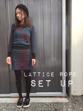 「SET UP」｜「アイテム（アクセサリー）」を使った、aya*さん（レディース・157cm）の秋コーディネート