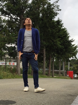 「夏男」｜YAYAIKEMEN / ややイケメンさん（メンズ・172cm）の秋コーディネート