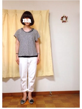 「smiスマイル☺」｜minatoさん（レディース・161cm）の夏コーディネート