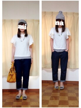 「1人ベレー帽総会」｜minatoさん（レディース・161cm）の秋コーディネート