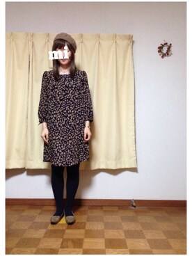 「1人ベレー帽総会」｜minatoさん（レディース・161cm）の秋コーディネート
