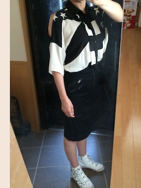 「ARMED（アームド）のアイテム」を使った、ふなさん（レディース・160cm）の夏コーディネート