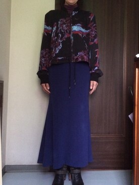 「COCURATA（コキュラタ）のアイテム」を使った、ふなさん（レディース・160cm）の秋コーディネート