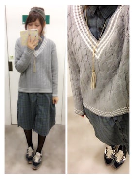 S h i i *°さん(レディース・163cm)の冬コーディネート