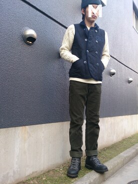 「DIEMME（ディエッメ）のアイテム（ブーツ）」を使った、ＹＹさん（メンズ・175cm）の秋コーディネート