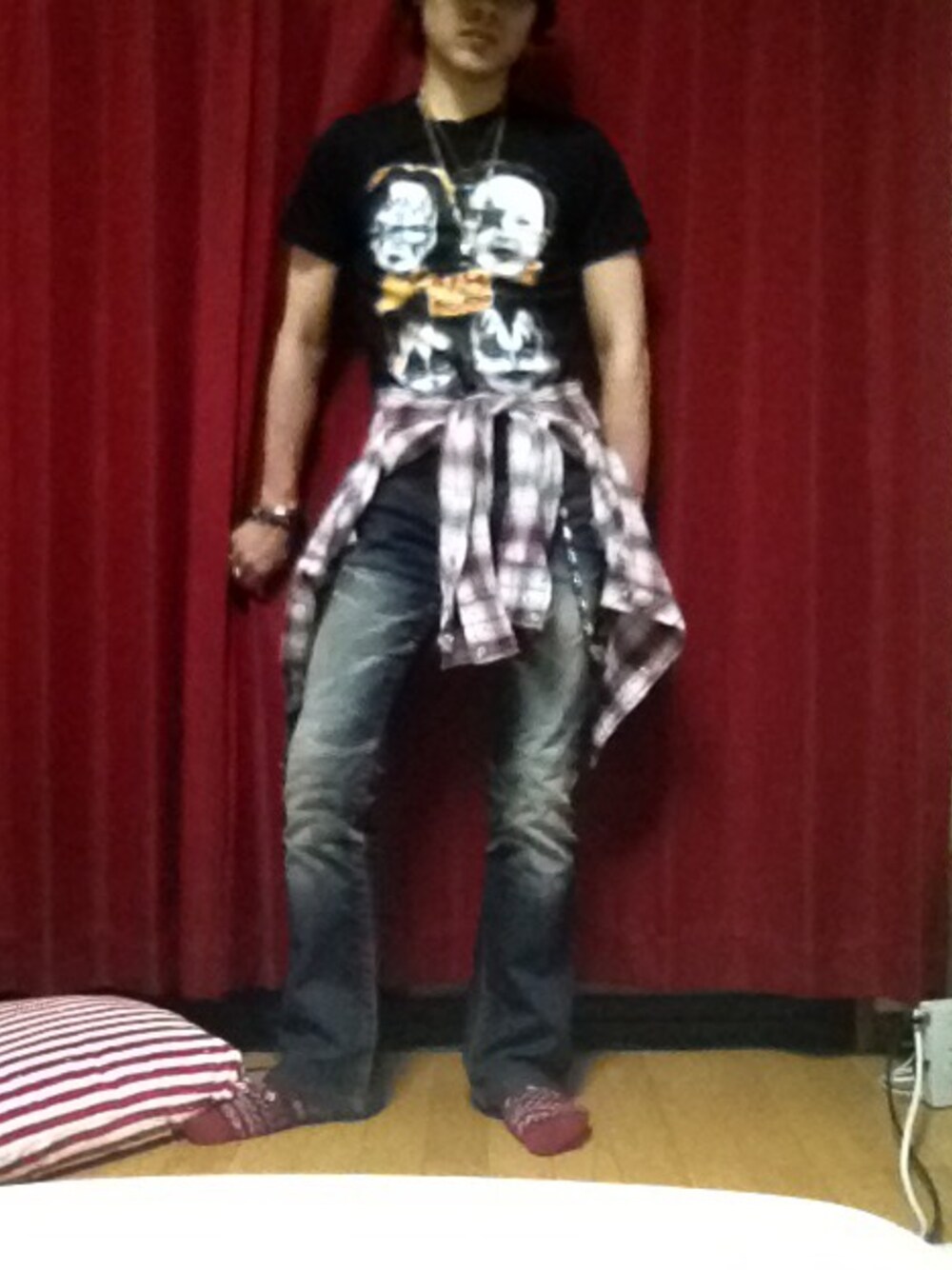 Yosukeさんの「KISS BABY T-Shirt（UNKOWN BRAND）」を使ったコーディネート