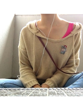 「寒かった」｜「アイテム（デニムパンツ）」を使った、 :)さん（レディース・160cm）の秋コーディネート