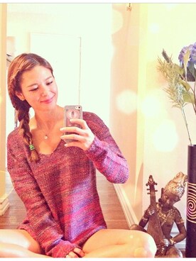 Justine Kuriharaさん(レディース・170cm)の冬コーディネート