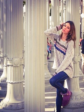 Justine Kuriharaさん(レディース・170cm)の冬コーディネート