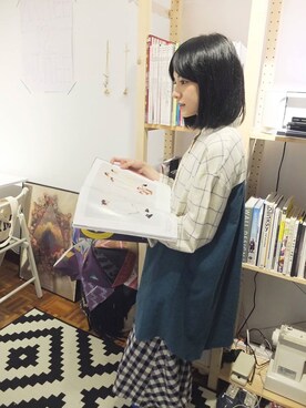 「アイテム（ワンピース）」を使った、AHOMさん（メンズ・175cm）の冬コーディネート