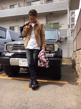 「jackrose」｜「アイテム（ブルゾン）」を使った、JACKROSE KANAZAWAさん（メンズ・178cm）の秋コーディネート