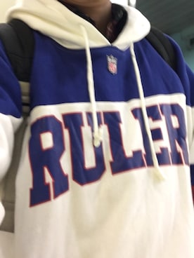 「RULER（ルーラー）のアイテム（トップス）」を使った、青島さんさん（メンズ・165cm）の冬コーディネート