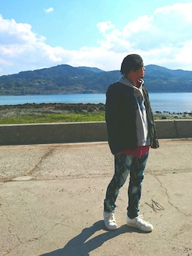 こうたろうさん（メンズ・164cm）の冬コーディネート