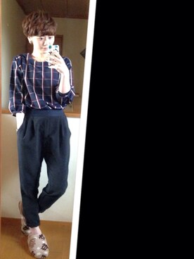 「MIXXO（ミッソ）のアイテム（アクセサリー）」を使った、Nao Ikezawaさん（レディース・156cm）の秋コーディネート
