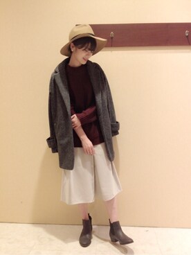 Nao Ikezawaさん(レディース・156cm)の秋コーディネート