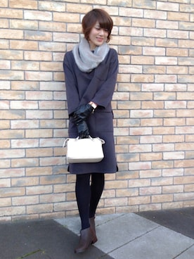 Nao Ikezawaさん(レディース・156cm)の冬コーディネート