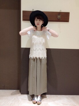 Nao Ikezawaさん（レディース・156cm）の夏コーディネート