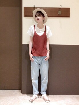 Nao Ikezawaさん（レディース・156cm）の夏コーディネート