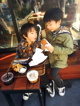 maiさん（キッズ・110cm）の冬コーディネート