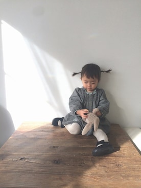 「こども ビームス（コドモビームス）のアイテム（雑貨/ホビー）」を使った、maiさん（キッズ・80cm）の冬コーディネート