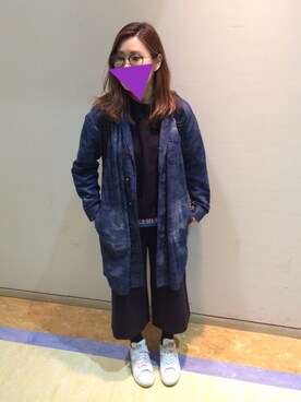 「OPENING CEREMONY（オープニングセレモニー）のアイテム（スウェット）」を使った、ayaka.さん（レディース・158cm）の春コーディネート