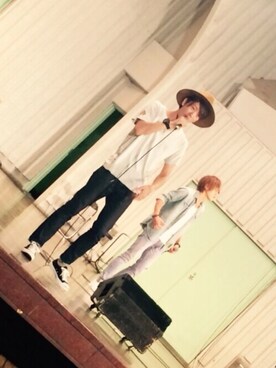 「SOLCA（ソルカ）のアイテム」を使った、YU-TAさん（メンズ・172cm）の秋コーディネート