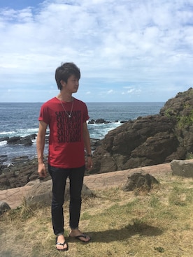 「JOHN LAWRENCE SULLIVAN」｜「アイテム（アナログ腕時計）」を使った、YU-TAさん（メンズ・172cm）の夏コーディネート
