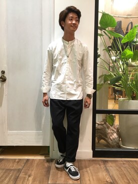 「Cody Sanderson」｜「アイテム（腕時計）」を使った、YU-TAさん（メンズ・172cm）の秋コーディネート