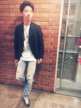 「Cody Sanderson」｜「アイテム（腕時計）」を使った、YU-TAさん（メンズ・172cm）の秋コーディネート