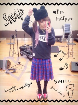 NaruMiiさん（レディース・153cm）の春コーディネート