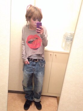 「LOWLYS FARM」｜NaruMiiさん（レディース・153cm）の春コーディネート