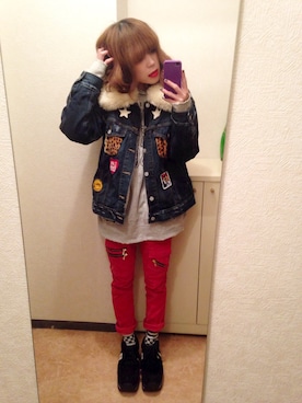 NaruMiiさん（レディース・153cm）の冬コーディネート