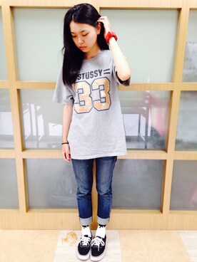 洪君さん(レディース・158cm)の夏コーディネート