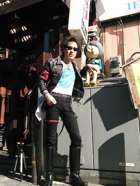 「SEDITIONARIES」｜sid-viciousさん（メンズ・180cm）の春コーディネート