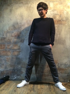 「JACK PURCELL（ジャックパーセル）のアイテム」を使った、KAZUbyBRAVE_ayaseさん（メンズ・180cm）の冬コーディネート