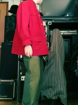 「Ralph Lauren」｜「アイテム（その他アウター）」を使った、春木　優さん（メンズ・160cm）の春コーディネート