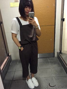 「愛洋裝（アイドレス）のアイテム」を使った、Ying ：）さん（レディース・152cm）の春コーディネート